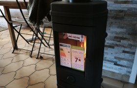 Installation de tubage dans cheminée